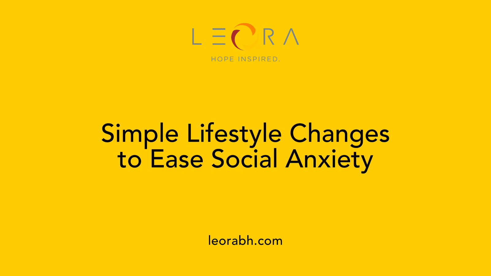 Simple Lifestyle Changes to Ease Social Anxiety