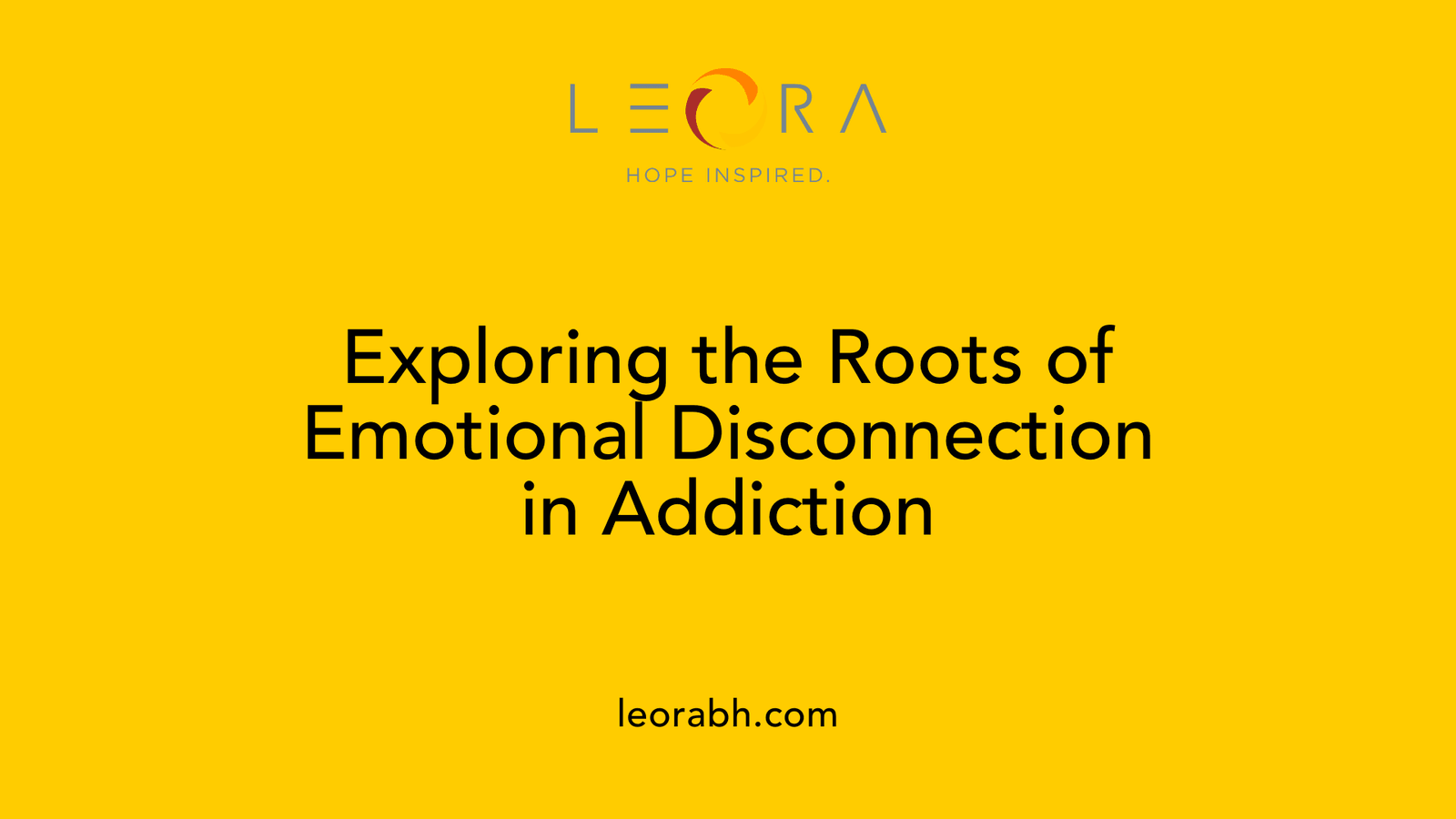 Exploring the Roots of Emotional Disconnection in Addiction