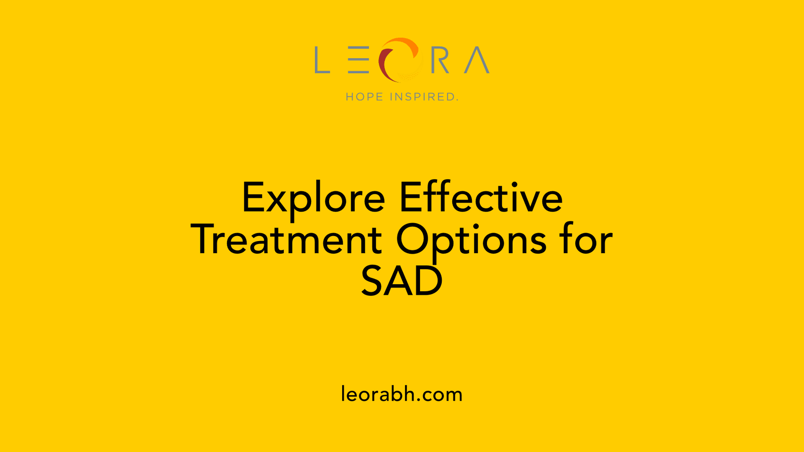 Explore Effective Treatment Options for SAD