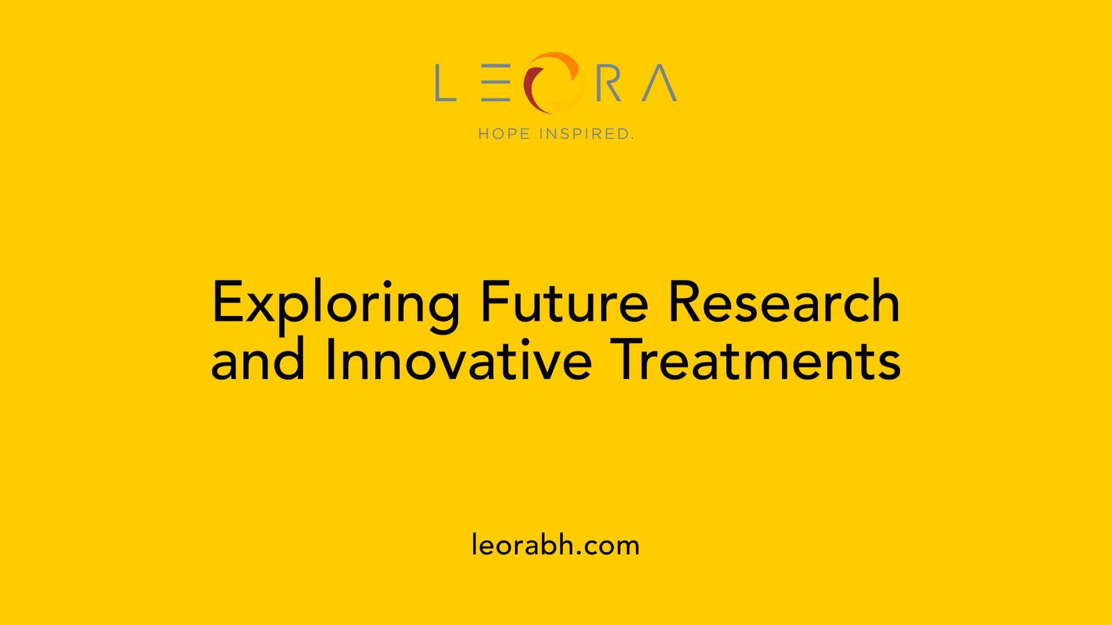Exploring Future Research and Innovative Treatments