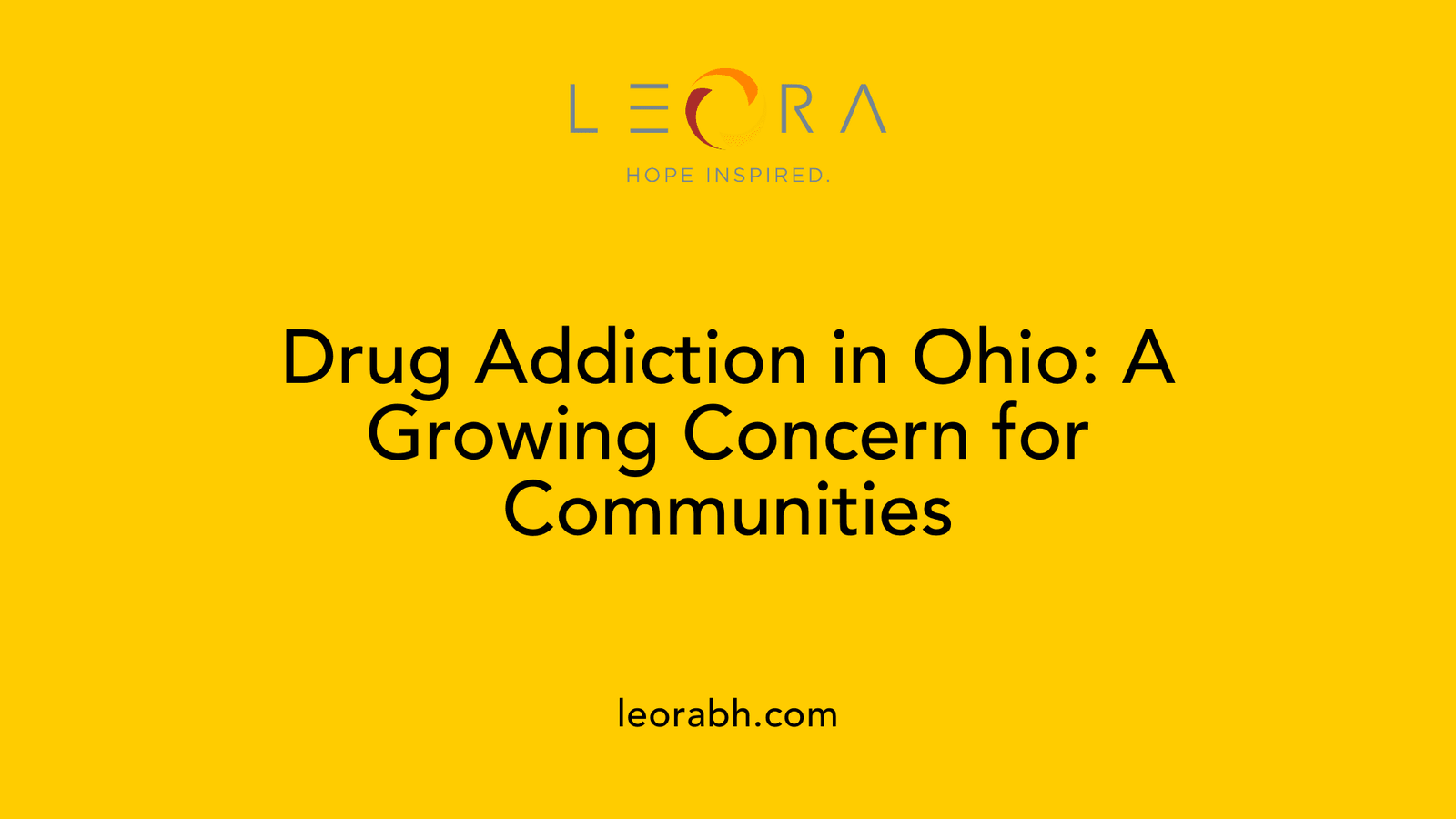 Drug Addiction in Ohio: A Growing Concern for Communities