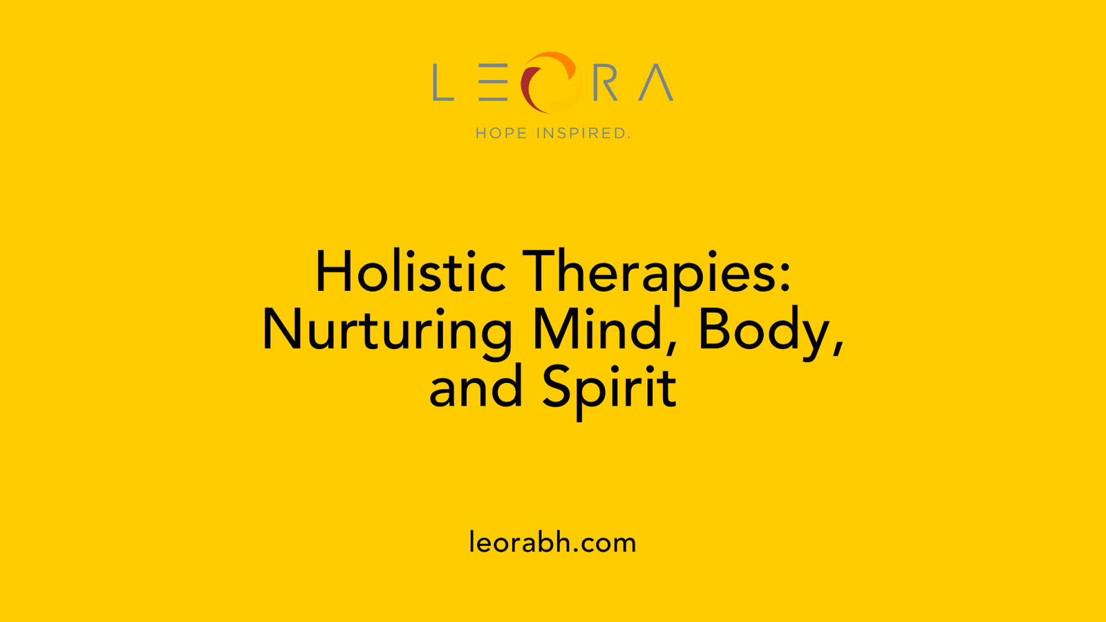 Holistic Therapies: Nurturing Mind, Body, and Spirit