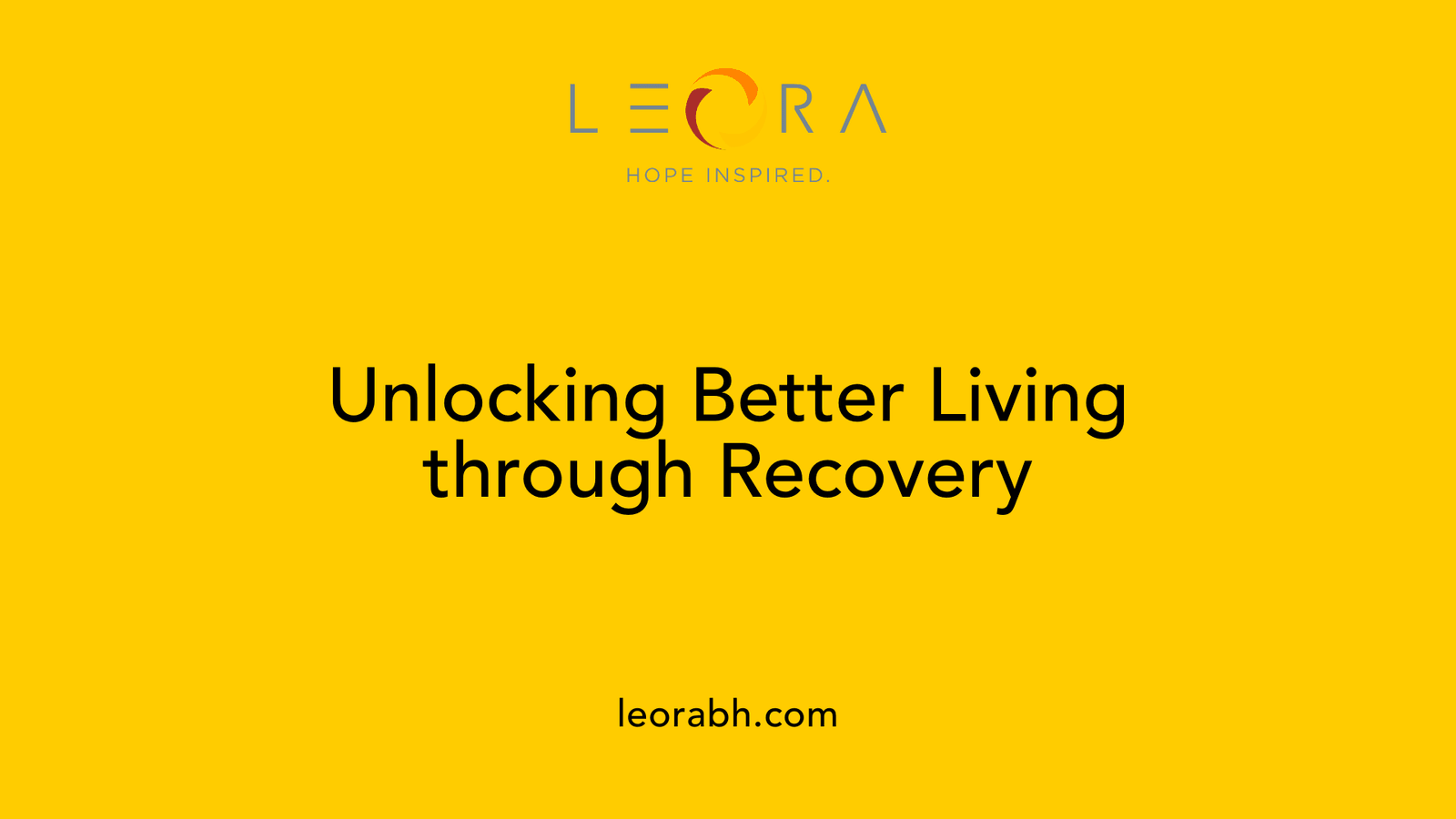 Unlocking Better Living through Recovery