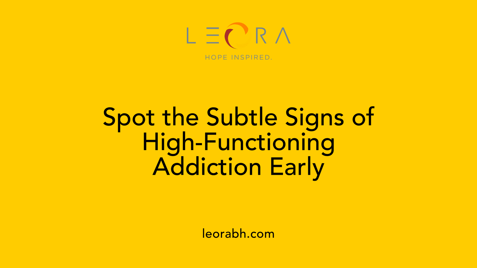 Spot the Subtle Signs of High-Functioning Addiction Early