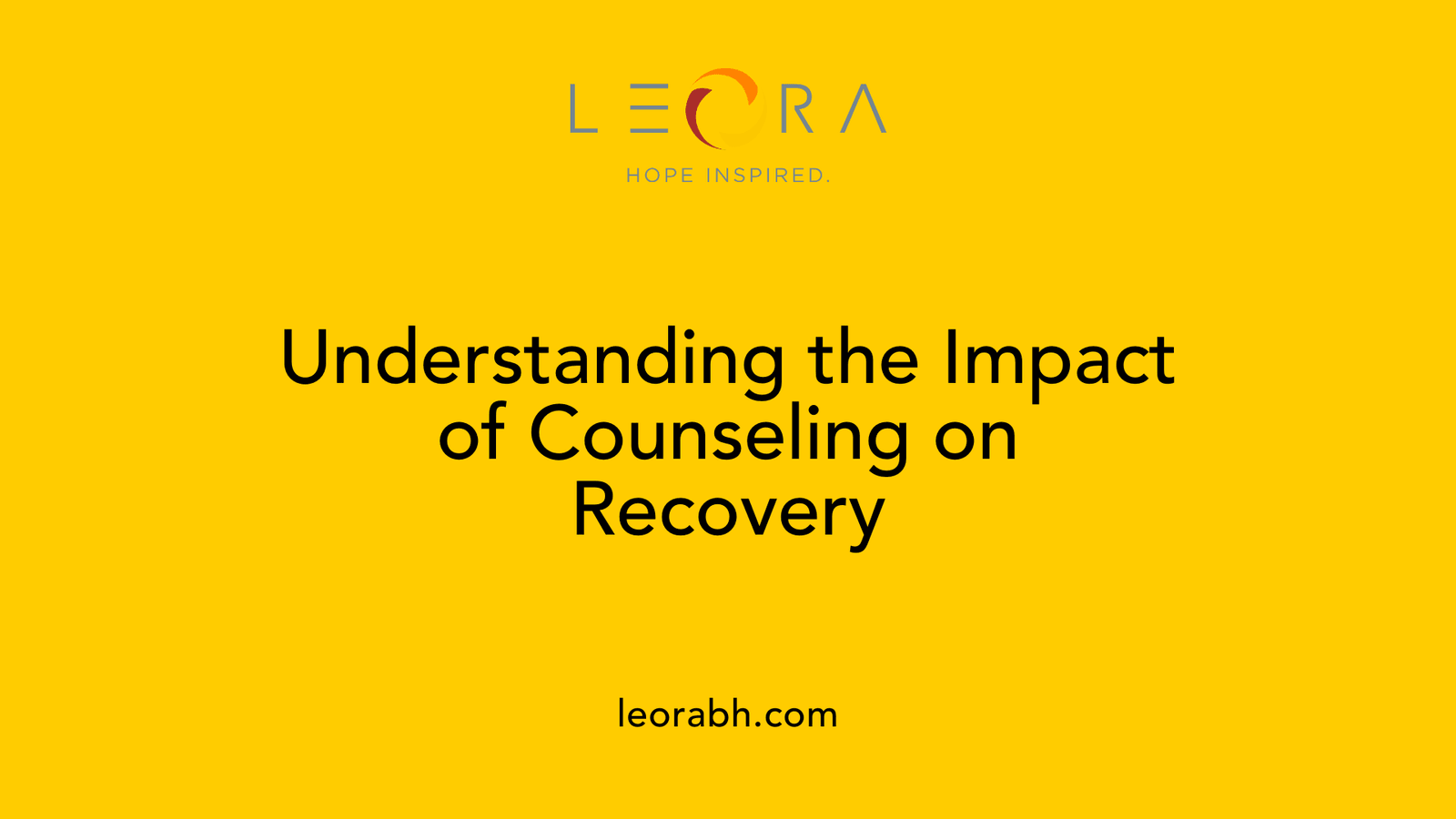 Understanding the Impact of Counseling on Recovery