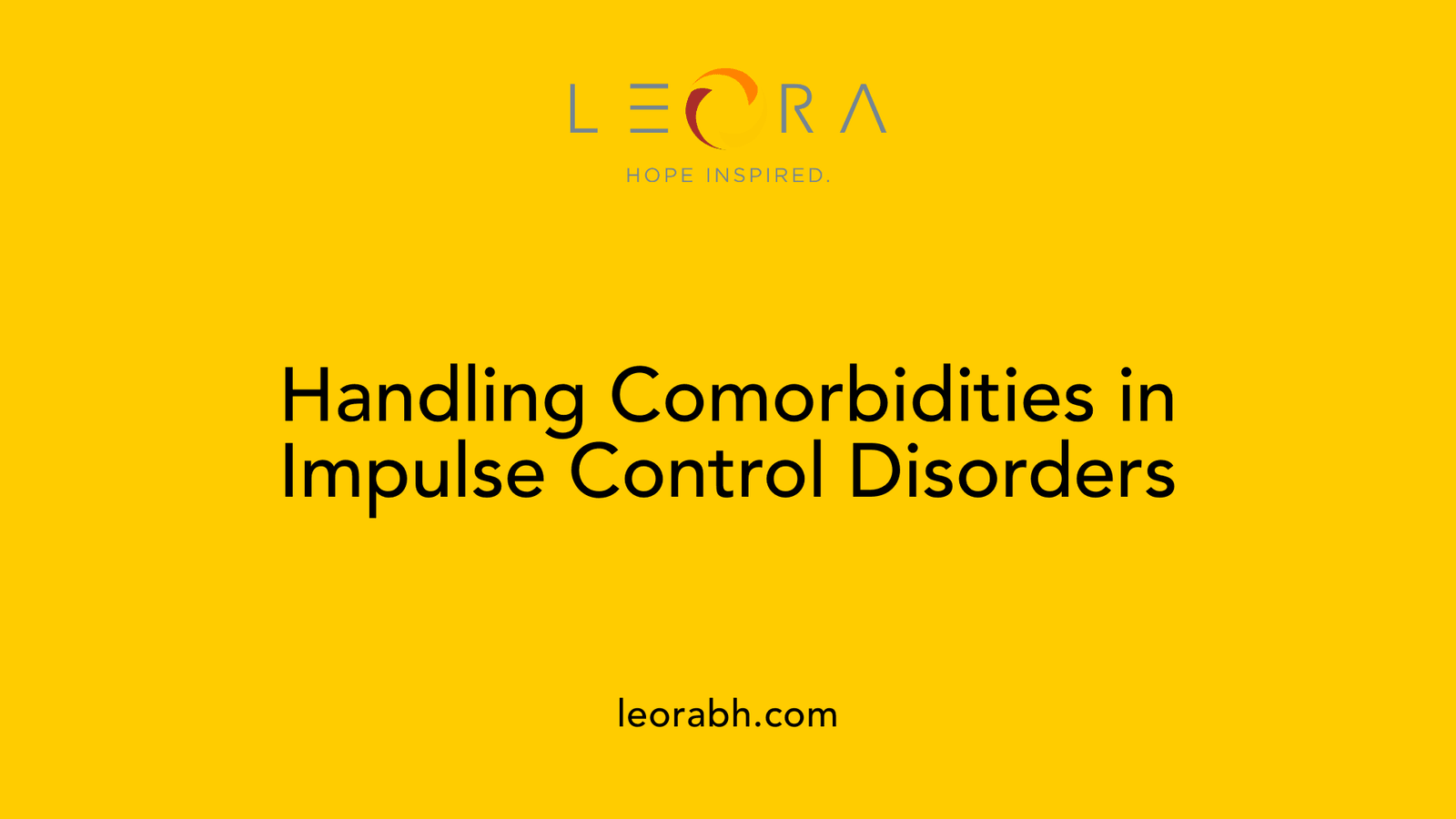 Handling Comorbidities in Impulse Control Disorders