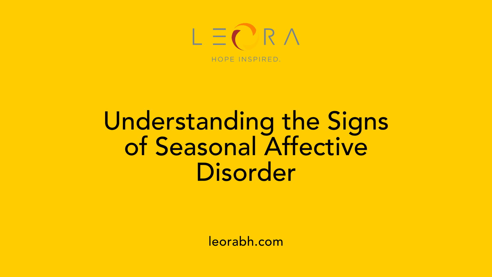 Understanding the Signs of Seasonal Affective Disorder