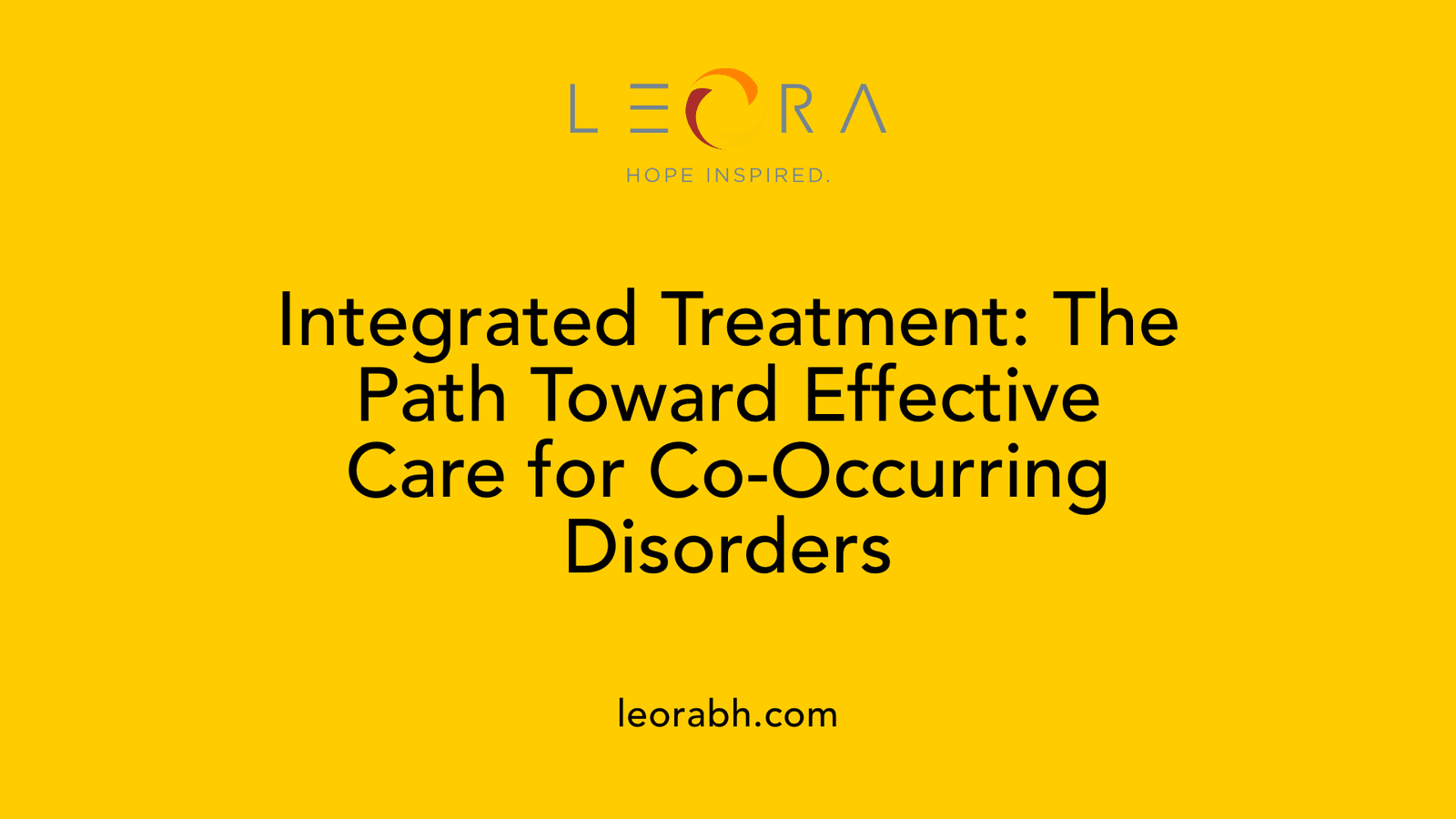 Integrated Treatment: The Path Toward Effective Care for Co-Occurring Disorders