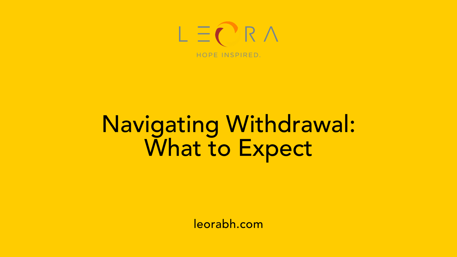 Navigating Withdrawal: What to Expect
