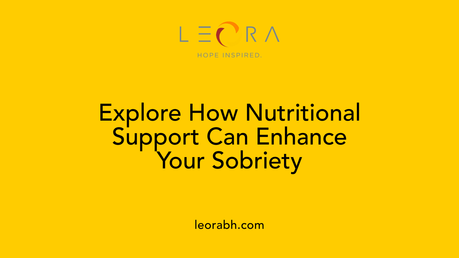 Explore How Nutritional Support Can Enhance Your Sobriety