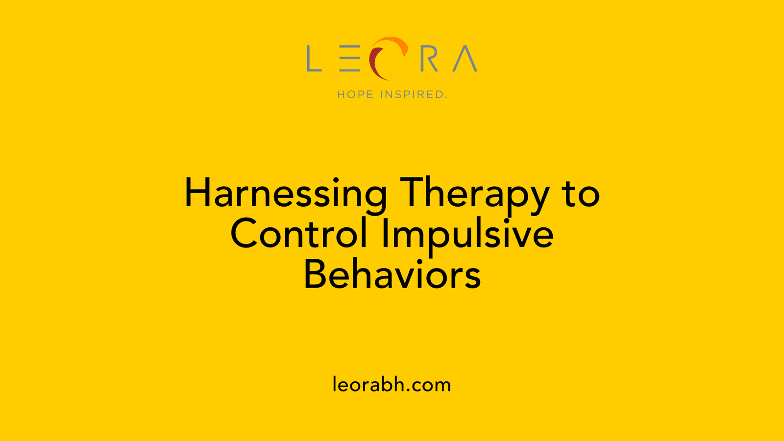 Harnessing Therapy to Control Impulsive Behaviors