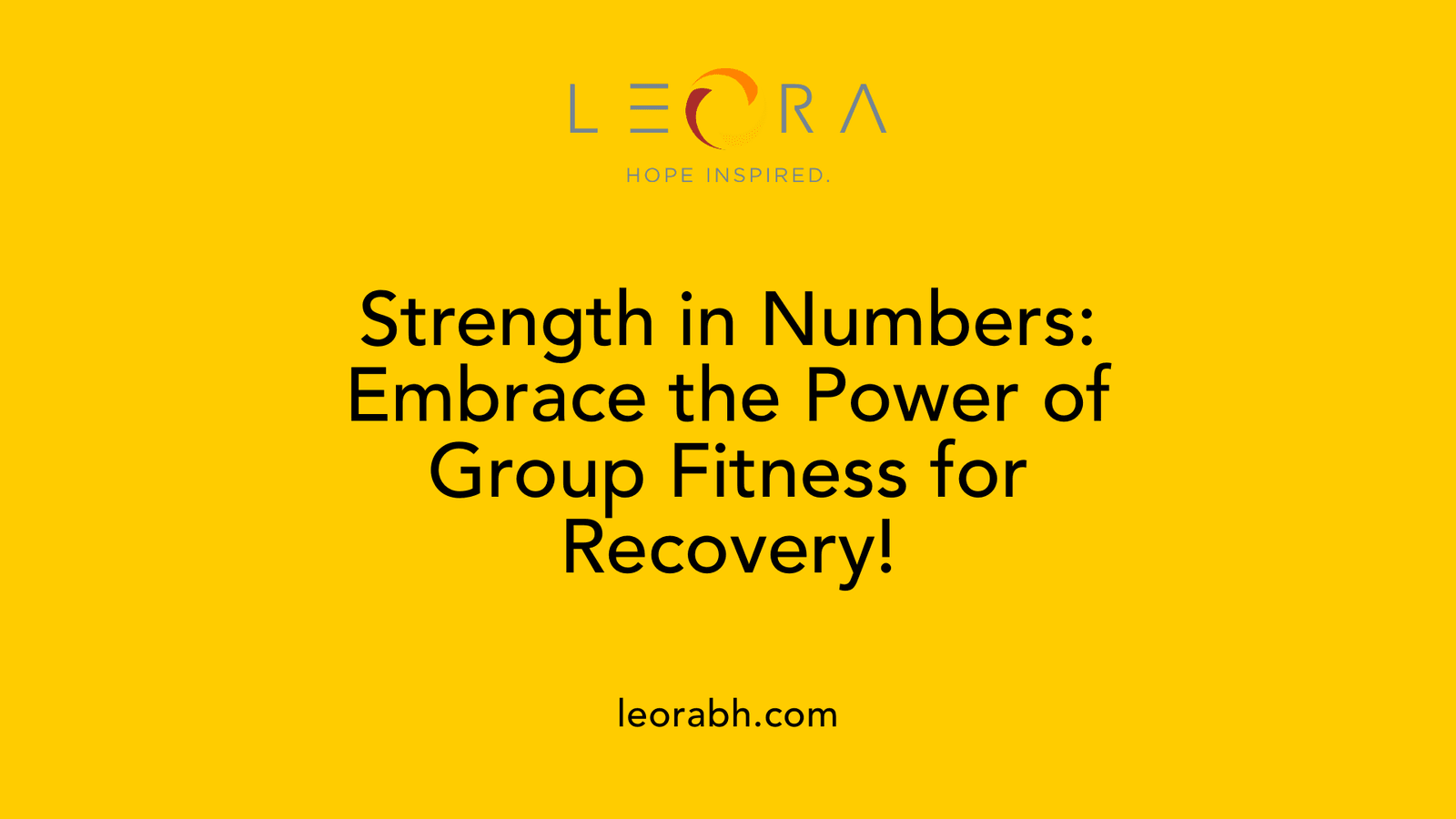 Strength in Numbers: Embrace the Power of Group Fitness for Recovery!