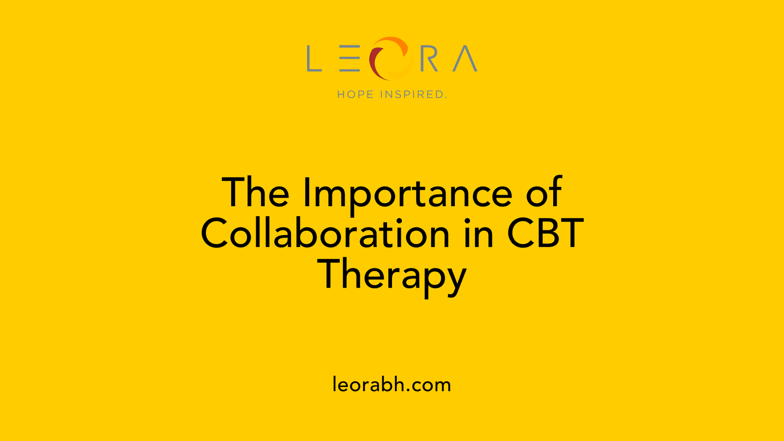 The Importance of Collaboration in CBT Therapy