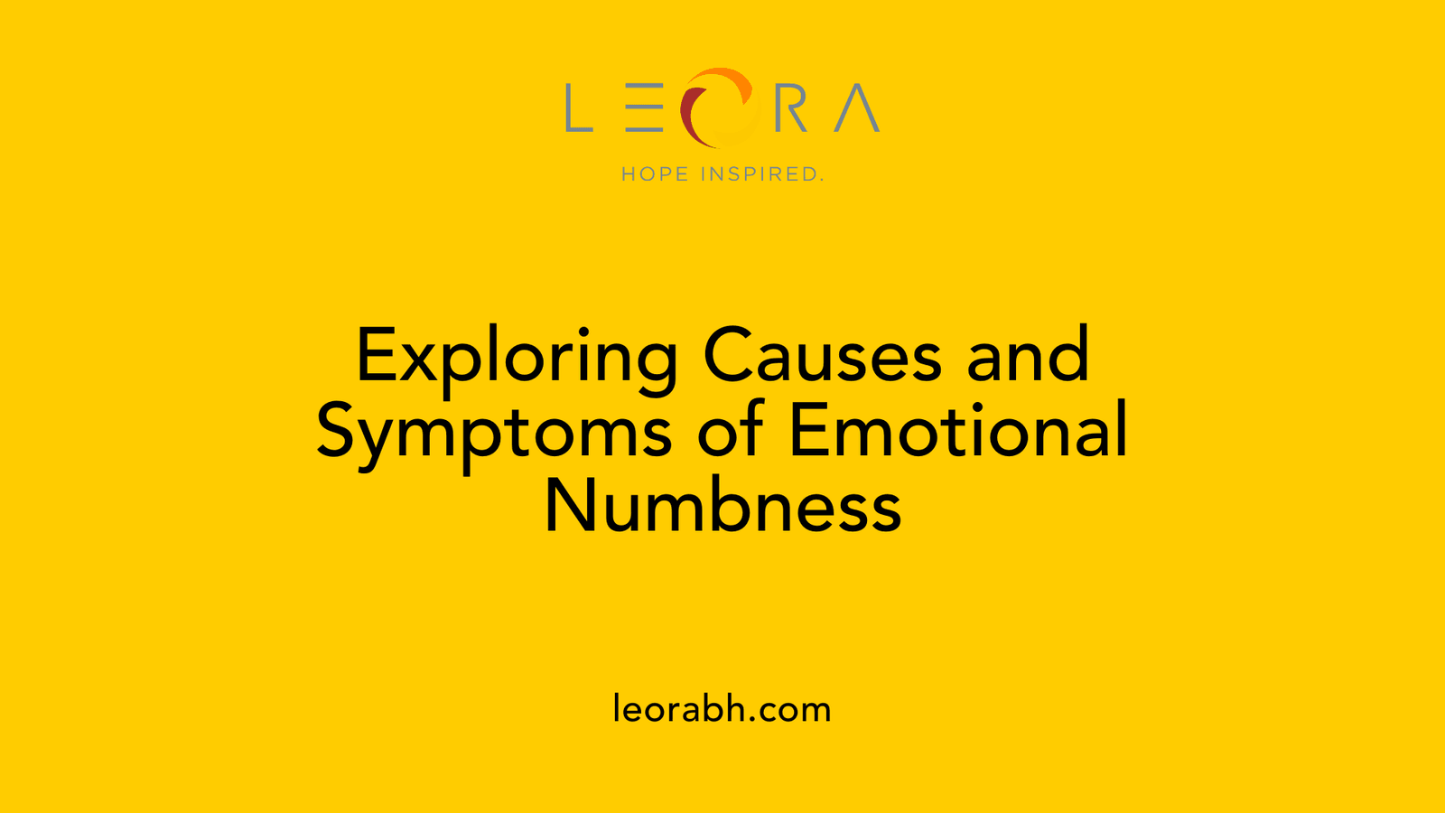Exploring Causes and Symptoms of Emotional Numbness