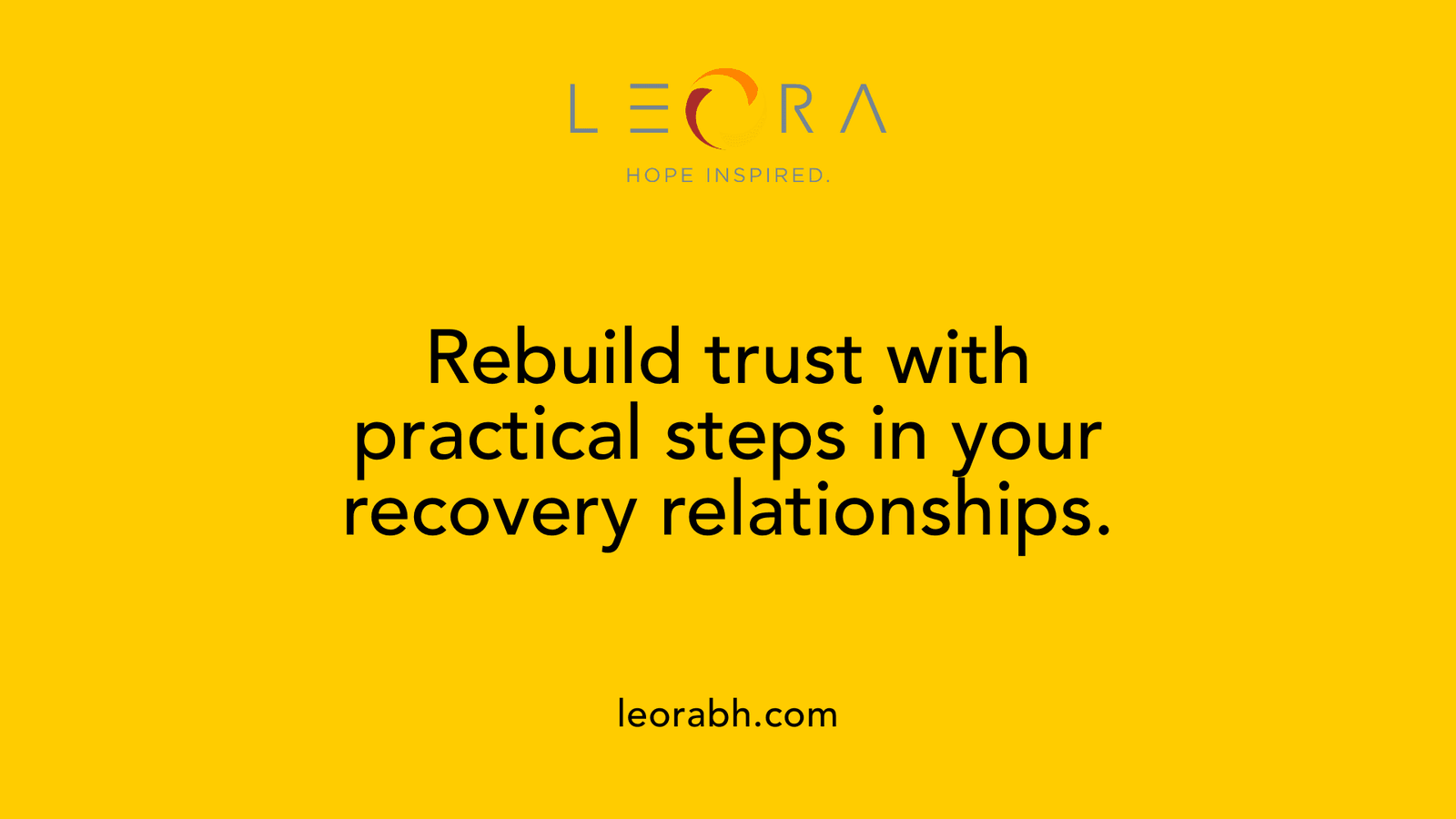 Rebuild trust with practical steps in your recovery relationships.