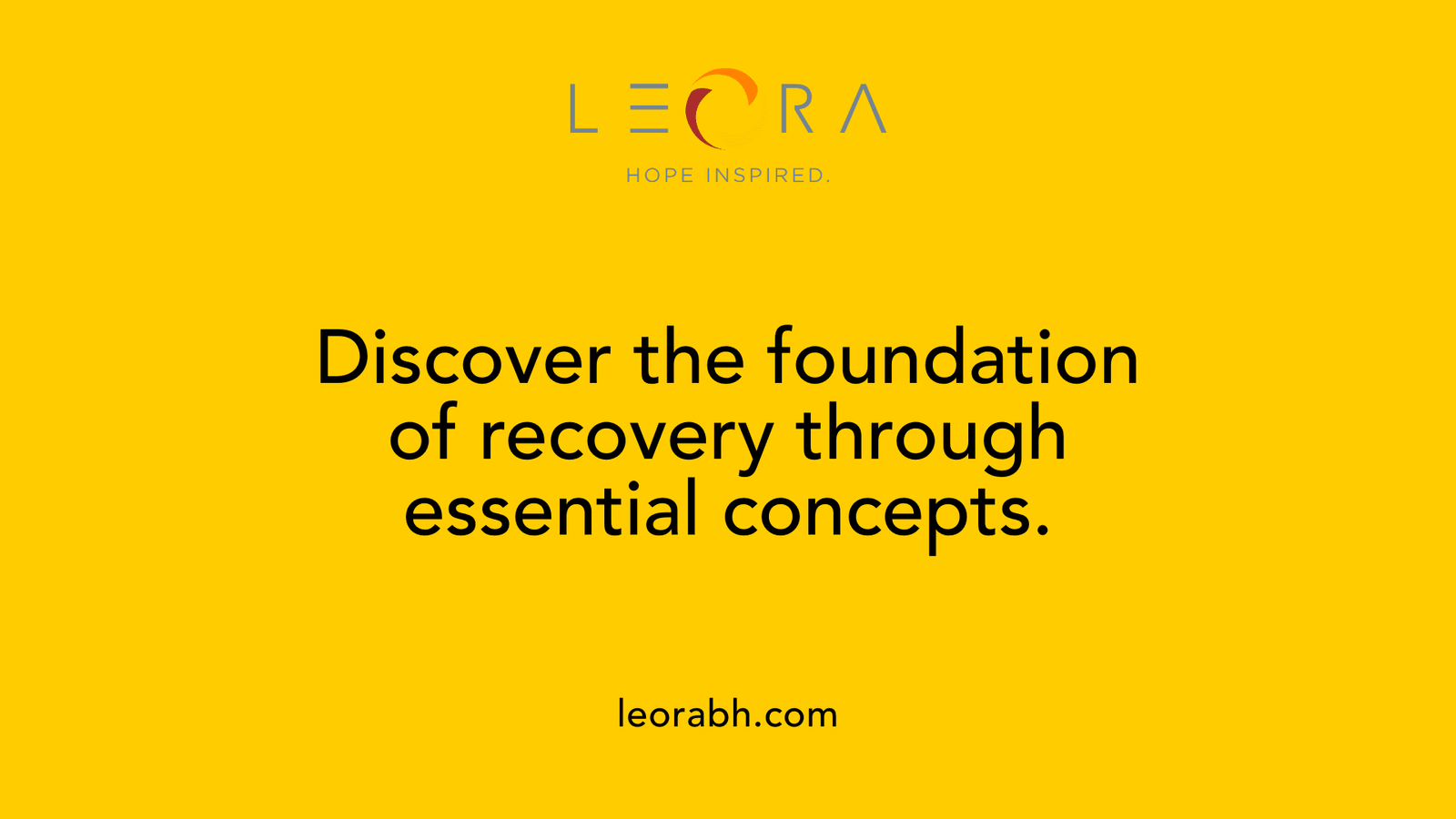Discover the foundation of recovery through essential concepts.