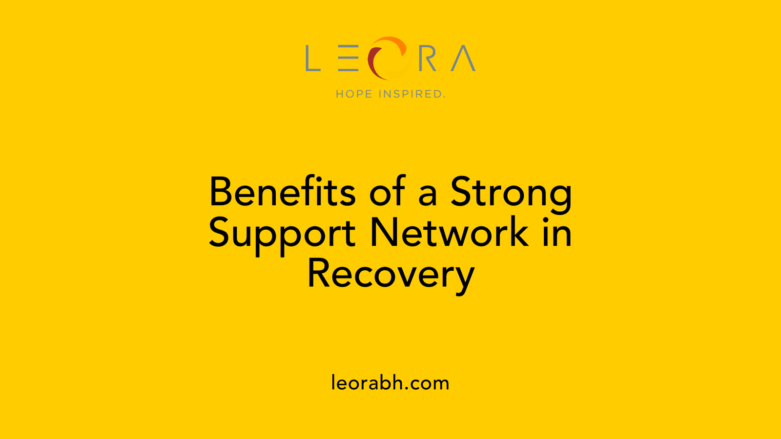 Benefits of a Strong Support Network in Recovery