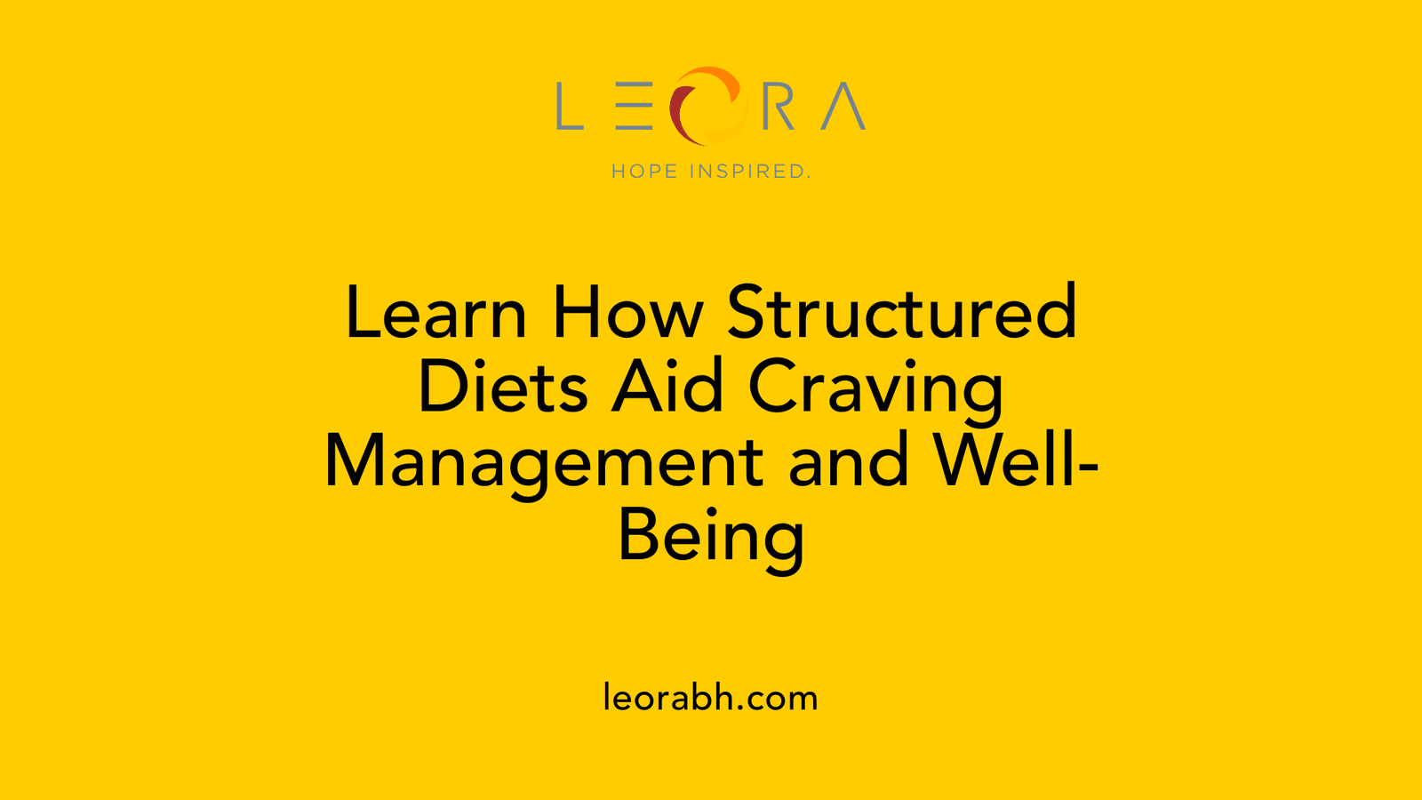Learn How Structured Diets Aid Craving Management and Well-Being