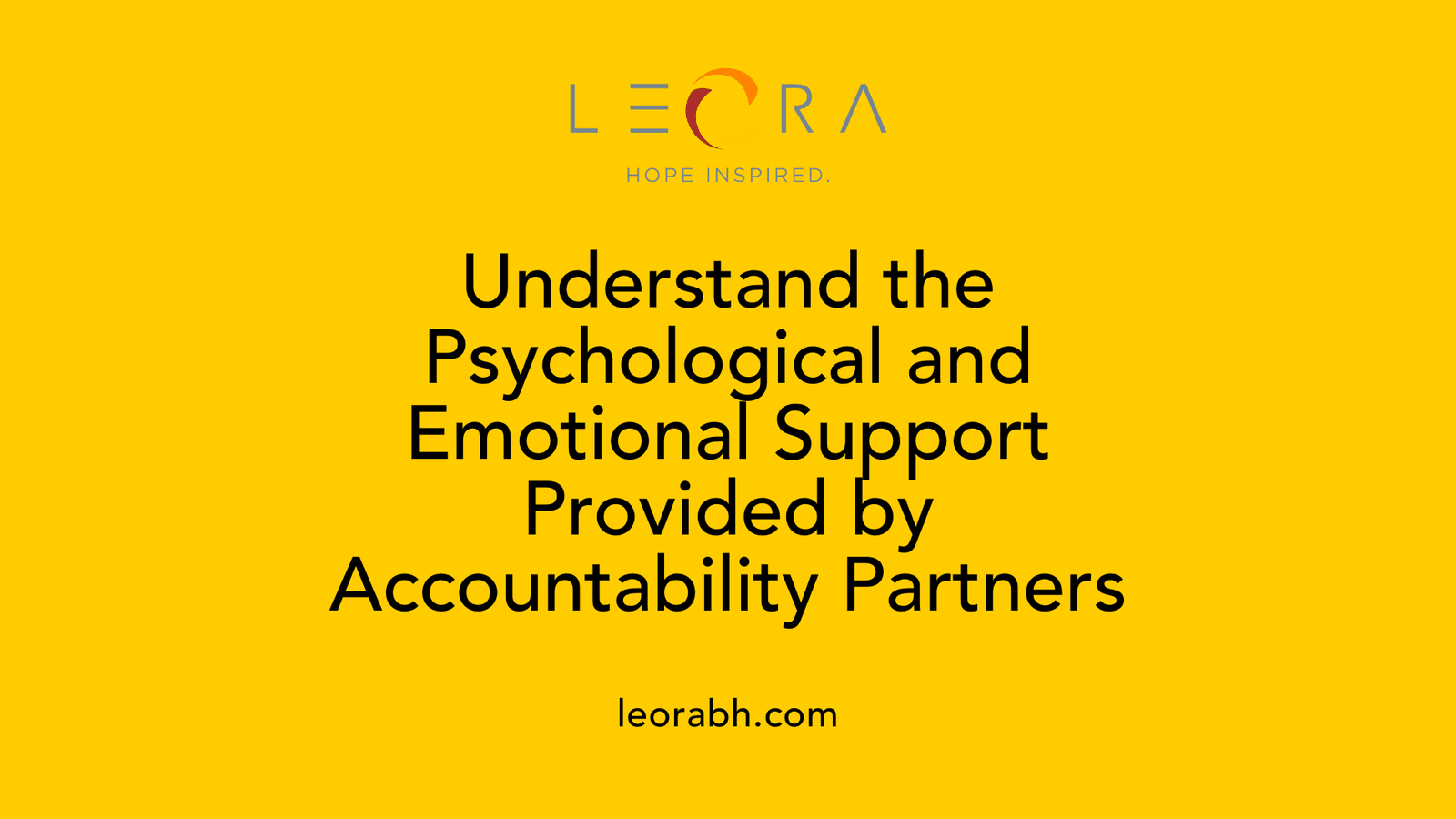 Understand the Psychological and Emotional Support Provided by Accountability Partners