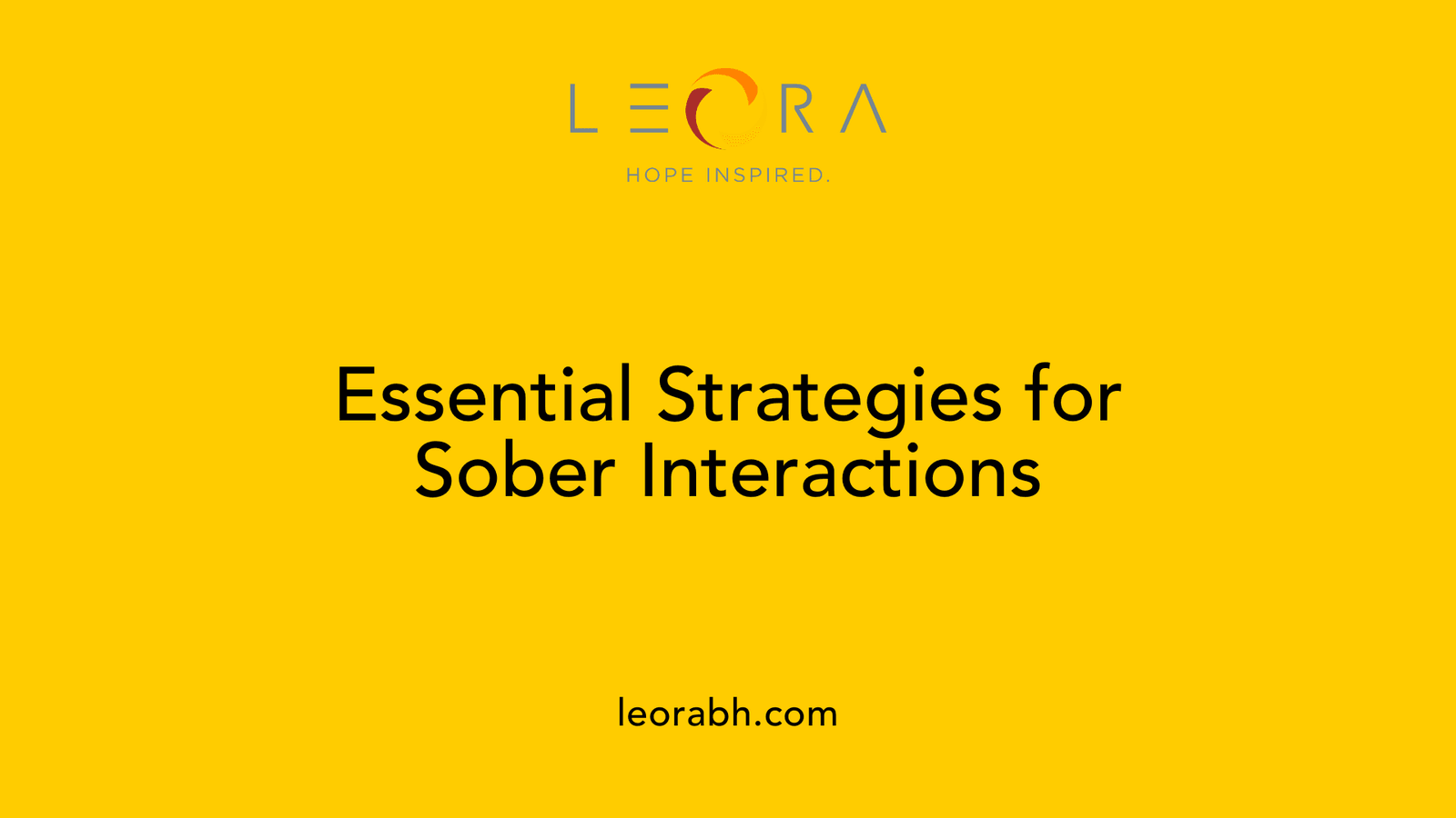 Essential Strategies for Sober Interactions