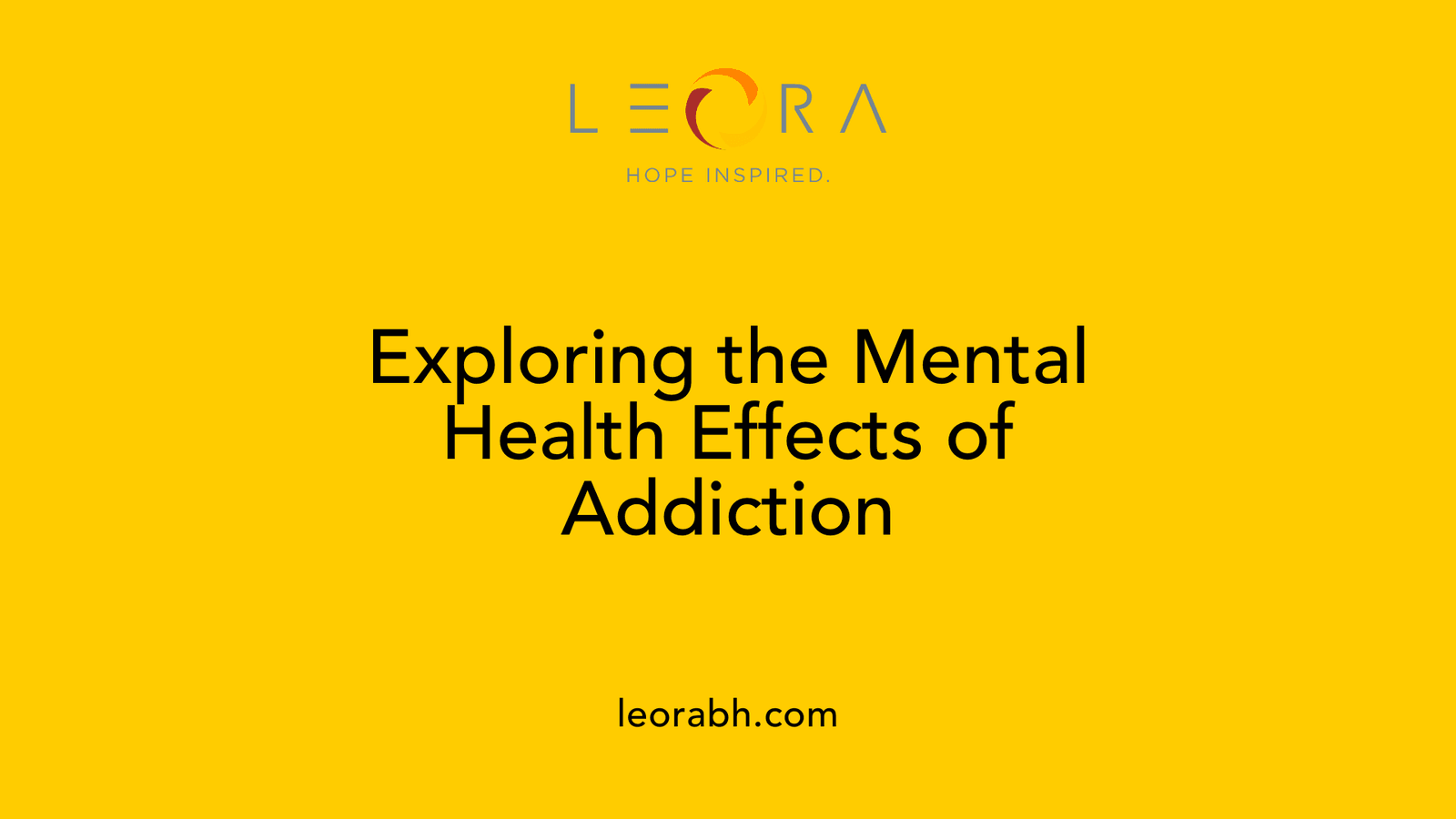 Exploring the Mental Health Effects of Addiction