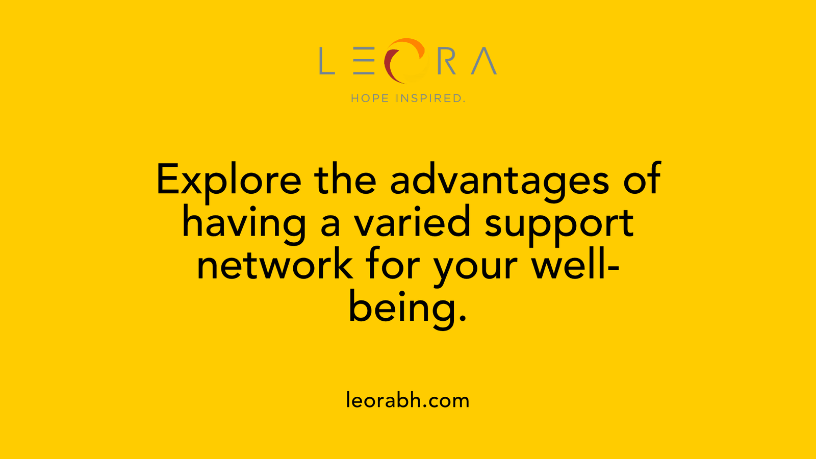 Explore the advantages of having a varied support network for your well-being.