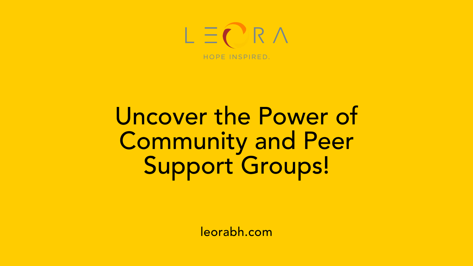 Uncover the Power of Community and Peer Support Groups!