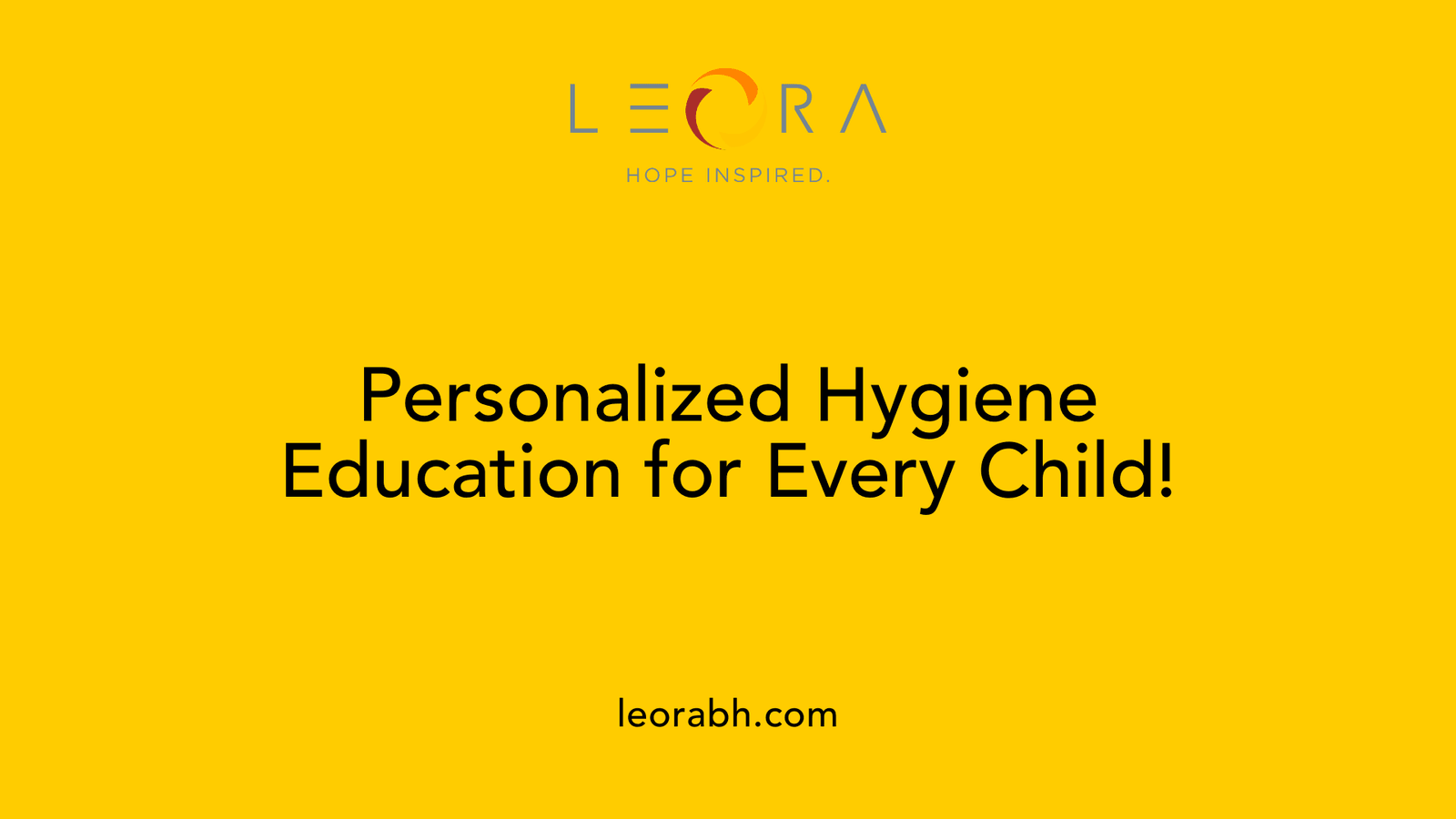 Personalized Hygiene Education for Every Child!