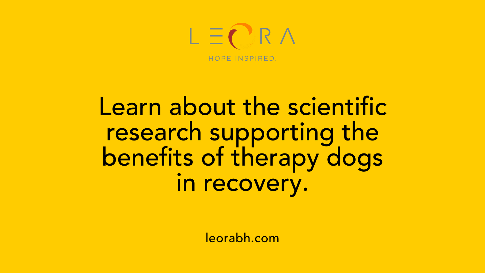 Learn about the scientific research supporting the benefits of therapy dogs in recovery.