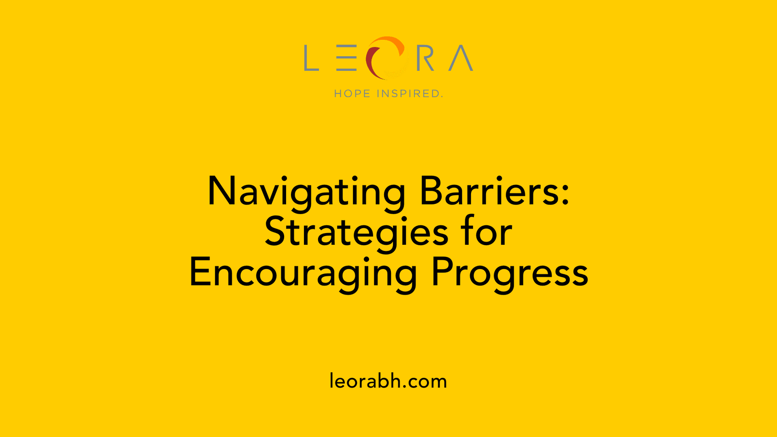 Navigating Barriers: Strategies for Encouraging Progress