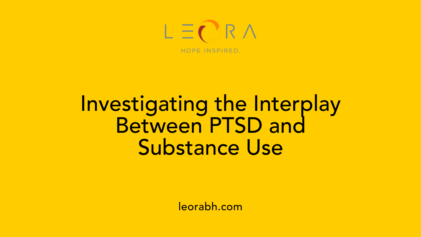 Investigating the Interplay Between PTSD and Substance Use