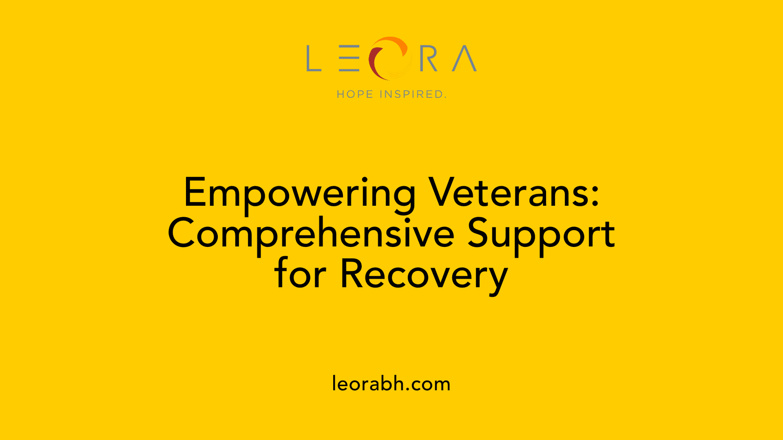 Empowering Veterans: Comprehensive Support for Recovery