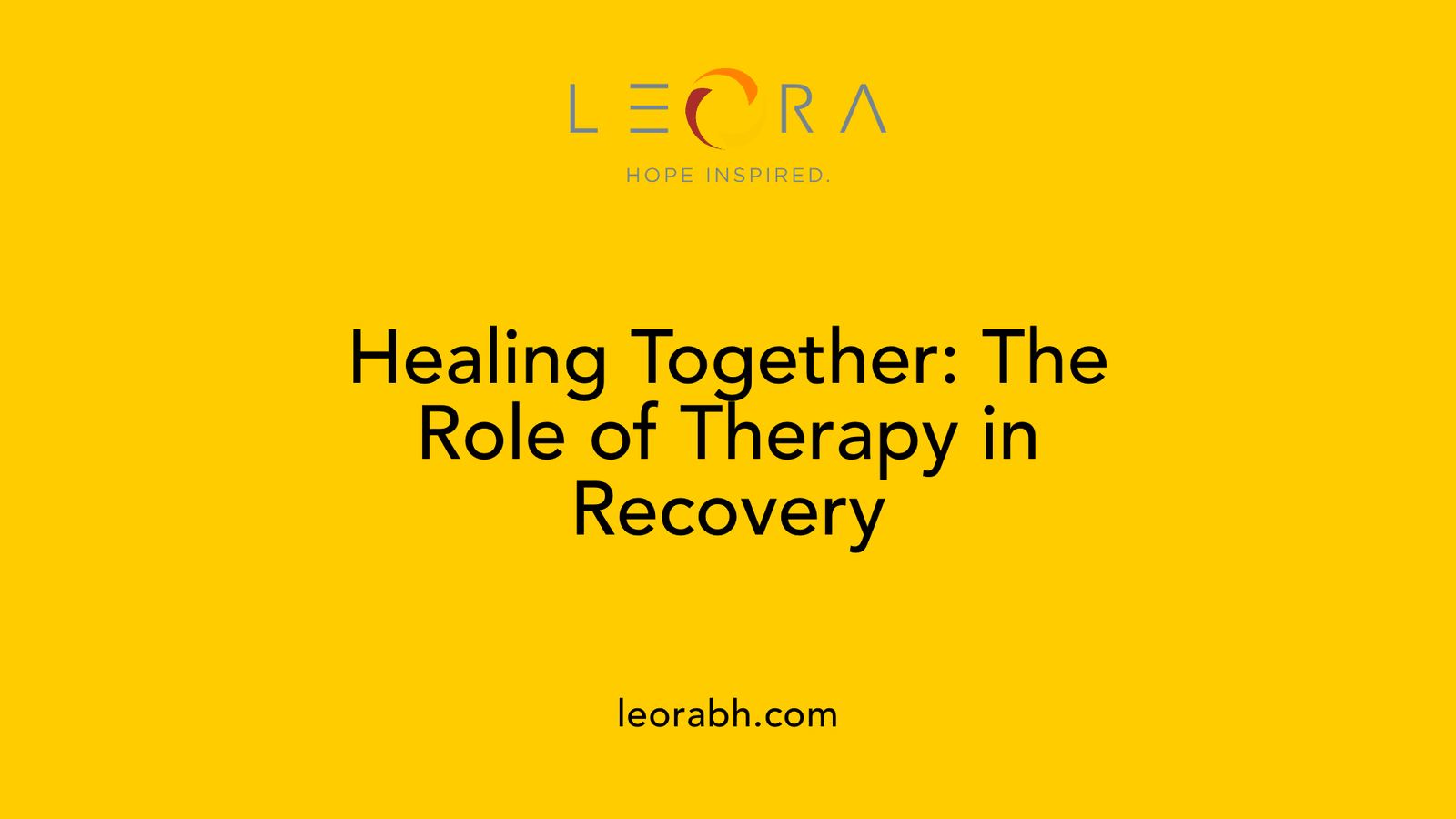 Healing Together: The Role of Therapy in Recovery