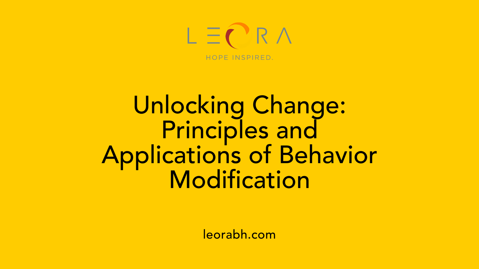 Unlocking Change: Principles and Applications of Behavior Modification