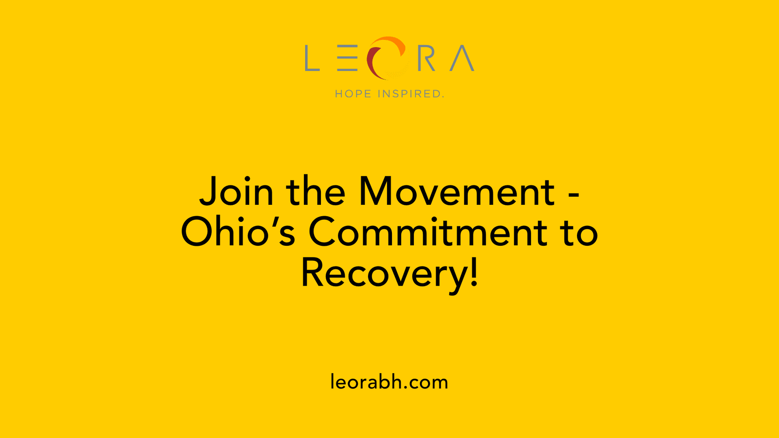 Join the Movement - Ohio’s Commitment to Recovery!