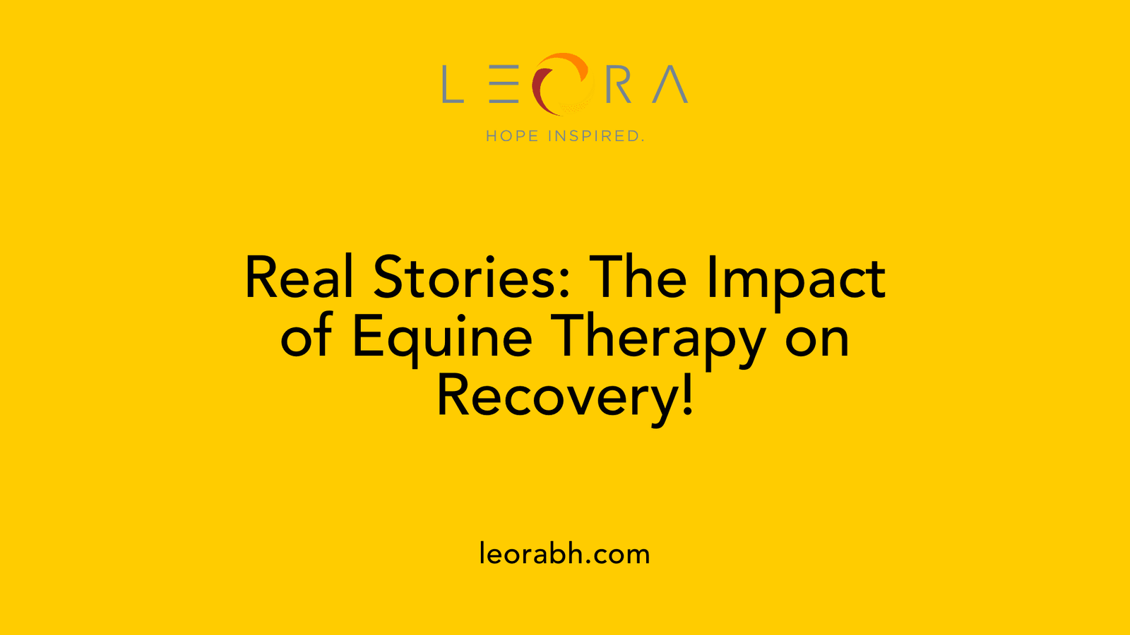 Real Stories: The Impact of Equine Therapy on Recovery!