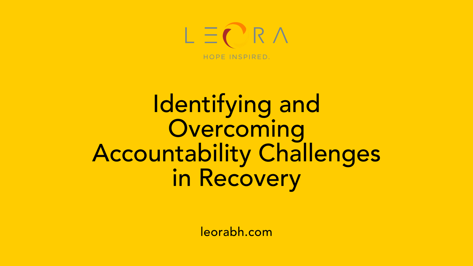 Identifying and Overcoming Accountability Challenges in Recovery