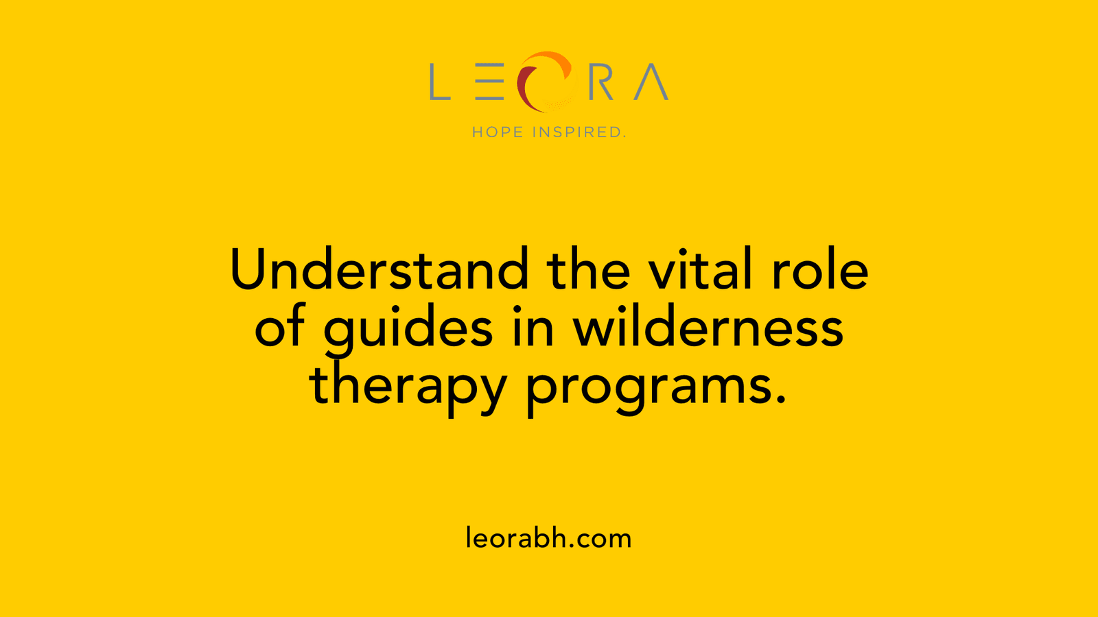 Understand the vital role of guides in wilderness therapy programs.