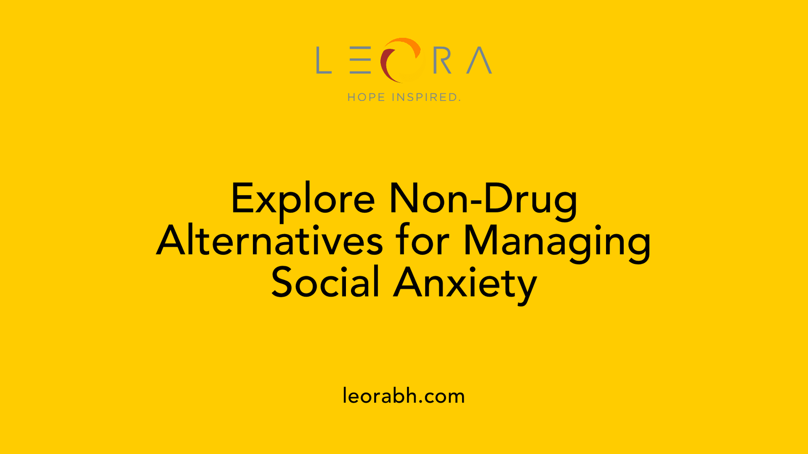 Explore Non-Drug Alternatives for Managing Social Anxiety
