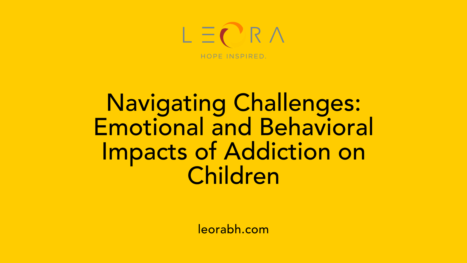 Navigating Challenges: Emotional and Behavioral Impacts of Addiction on Children