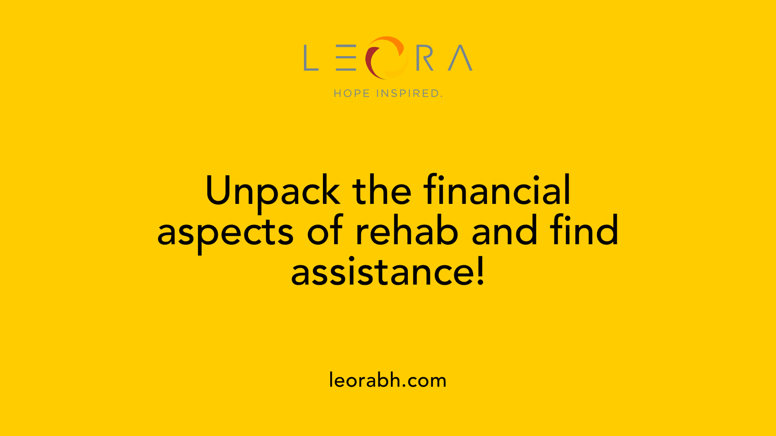 Unpack the financial aspects of rehab and find assistance!