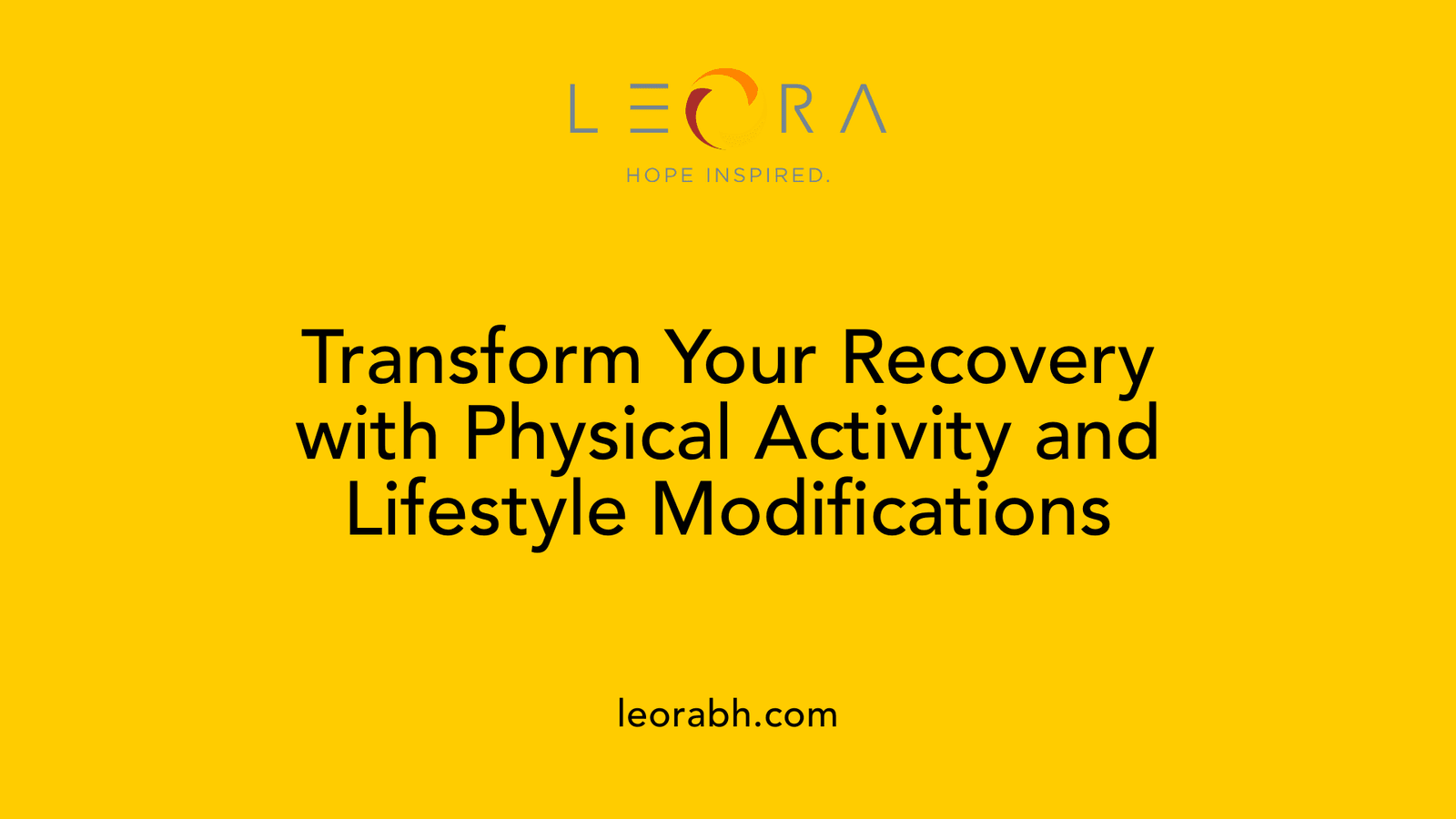 Transform Your Recovery with Physical Activity and Lifestyle Modifications