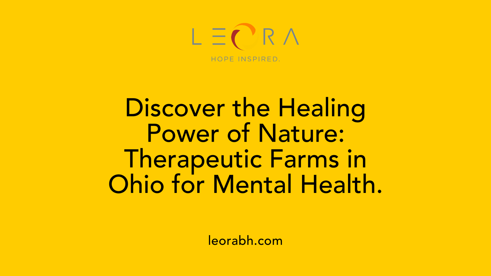 Discover the Healing Power of Nature: Therapeutic Farms in Ohio for Mental Health.