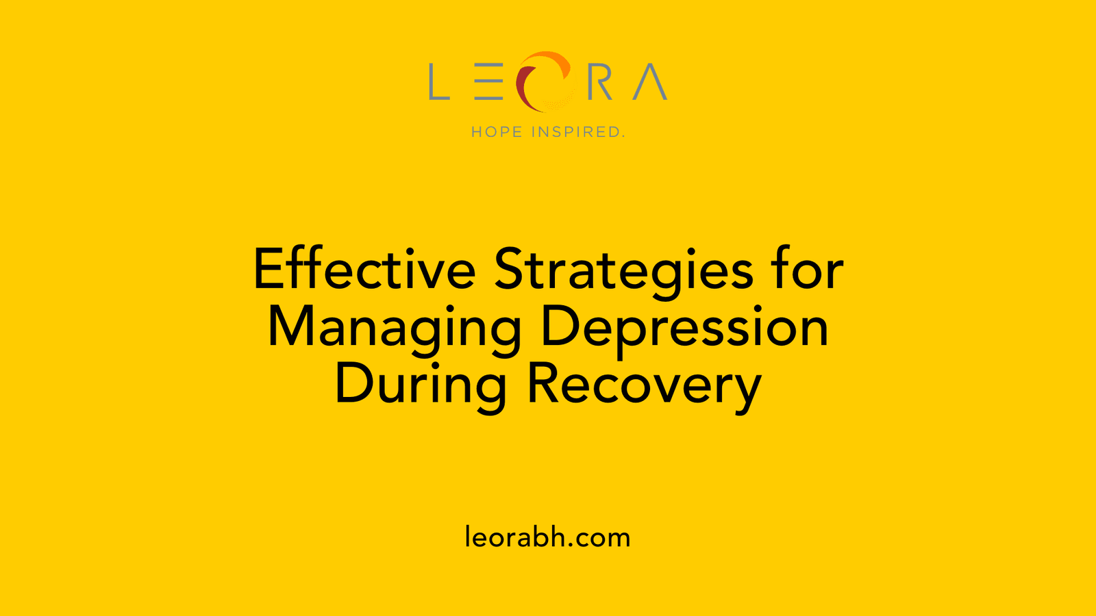 Effective Strategies for Managing Depression During Recovery