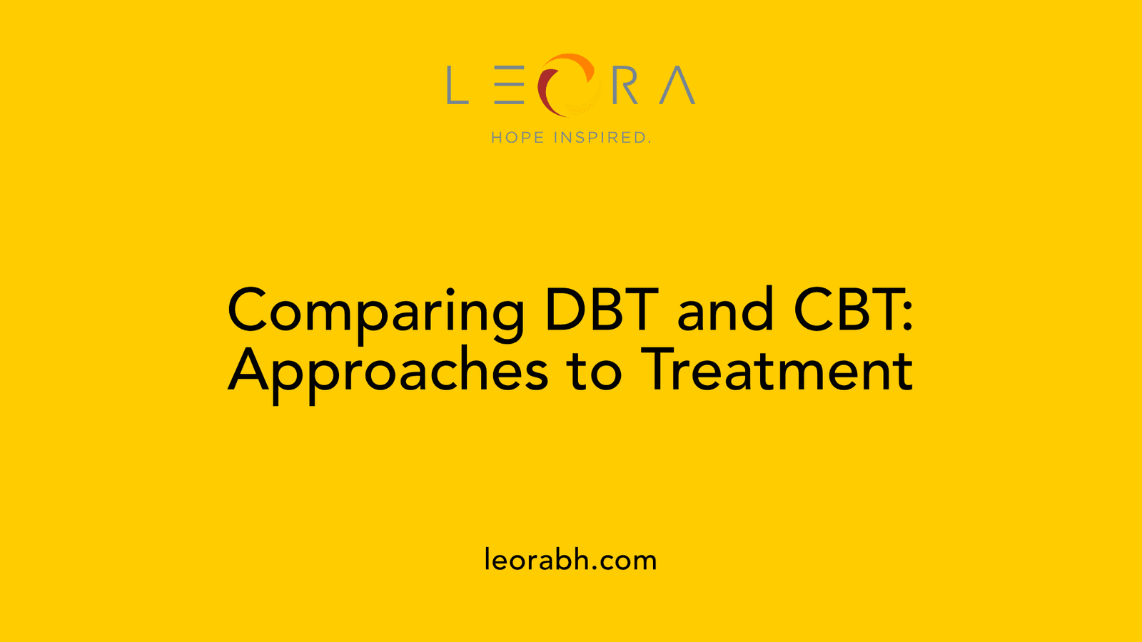 Comparing DBT and CBT: Approaches to Treatment