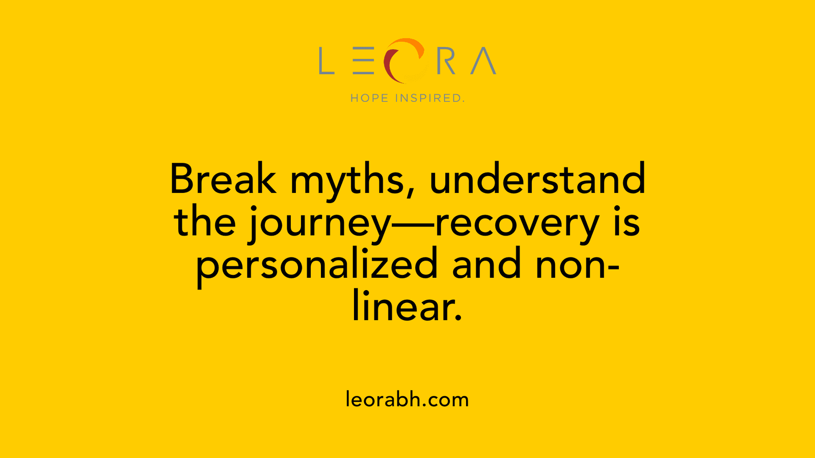 Break myths, understand the journey, recovery is personalized and non-linear.