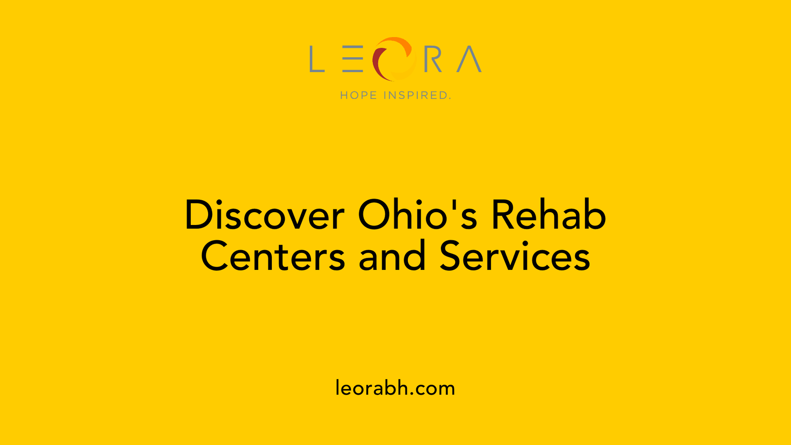 Discover Ohio's Rehab Centers and Services