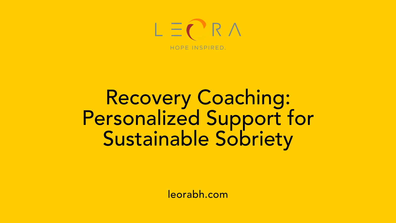 Recovery Coaching: Personalized Support for Sustainable Sobriety