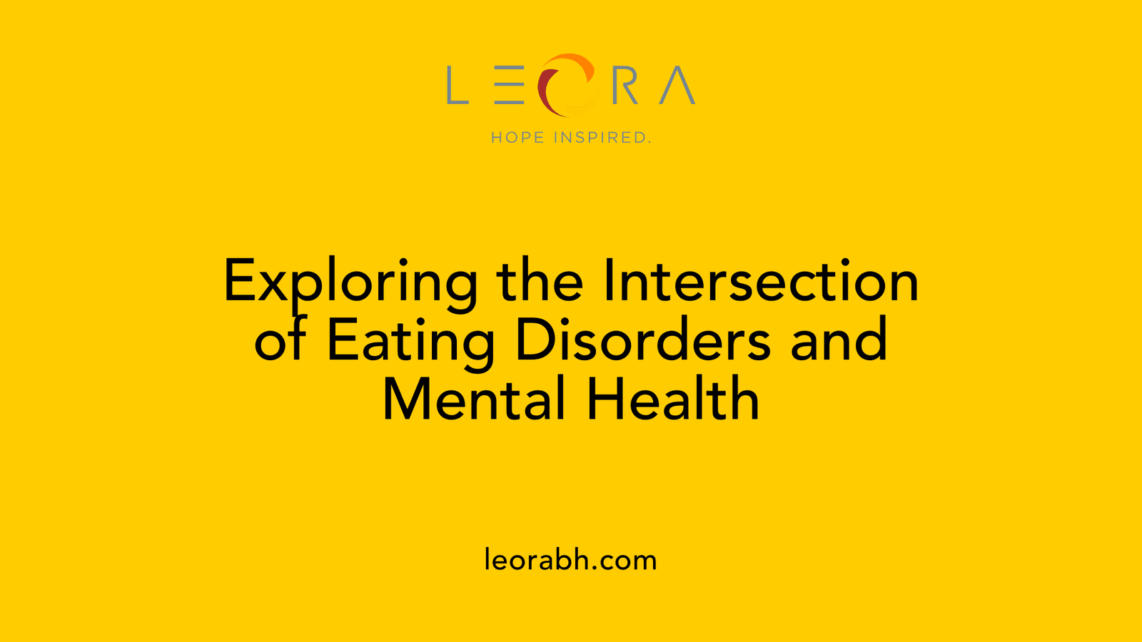 Exploring the Intersection of Eating Disorders and Mental Health