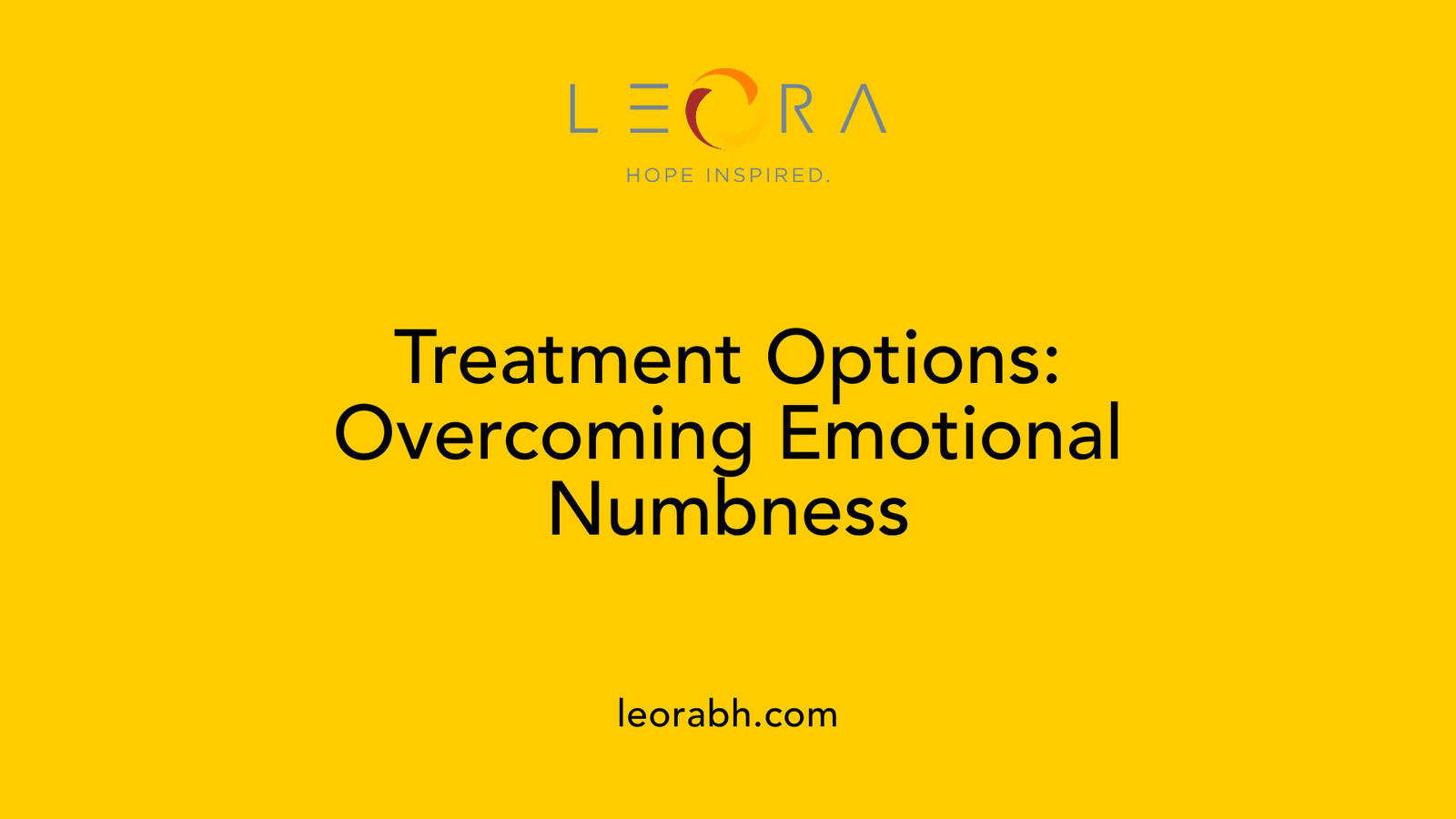 Treatment Options: Overcoming Emotional Numbness